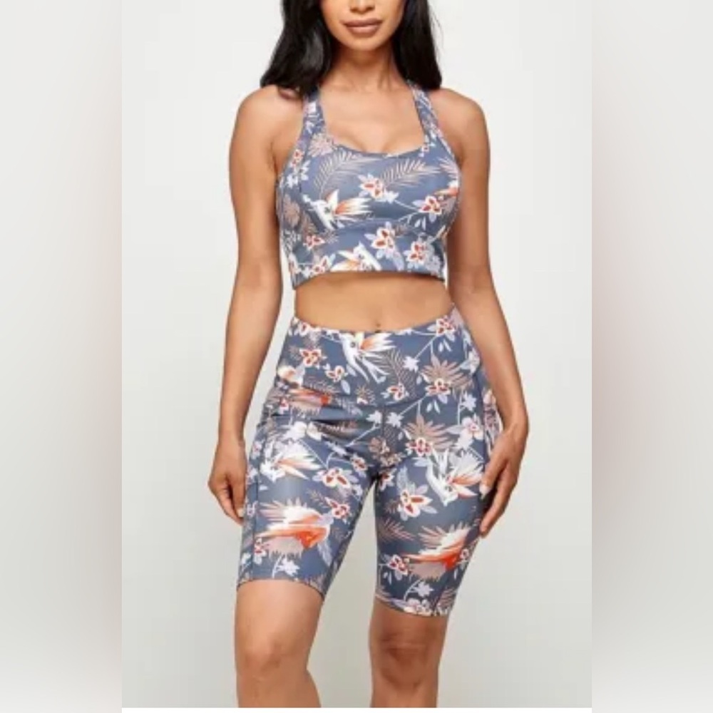 O to‎ S Floral Activewear Set